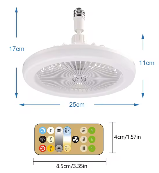 Ventilateur avec Lamp De Plafond