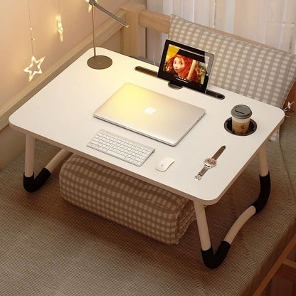 🖥️ Bureau Pliable Multifonction – Travaillez & Étudiez Partout