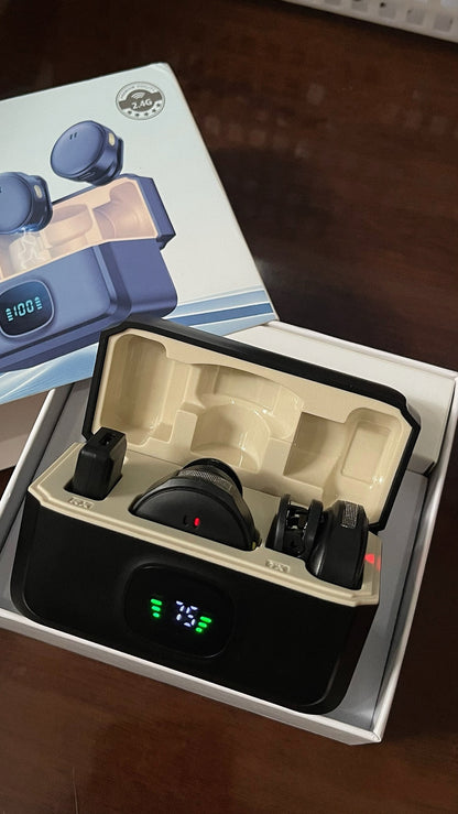 Microphone Lavalier Sans Fil – USB-C , avec Boîtier de Charge  Son Clair & Professionnel