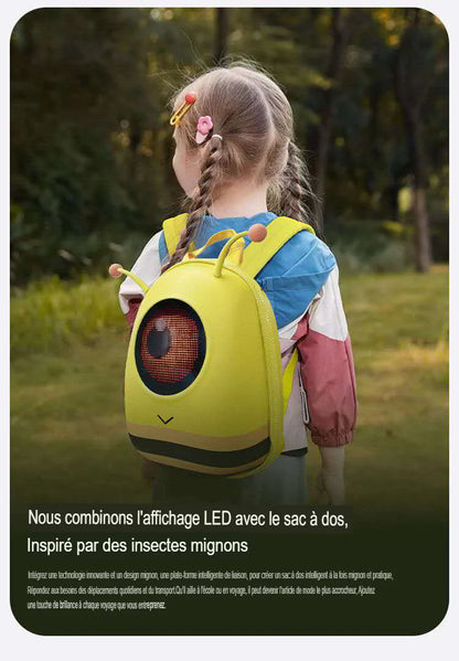 🐝 Sac à Dos Enfant  avec Écran LED – Design & Unique