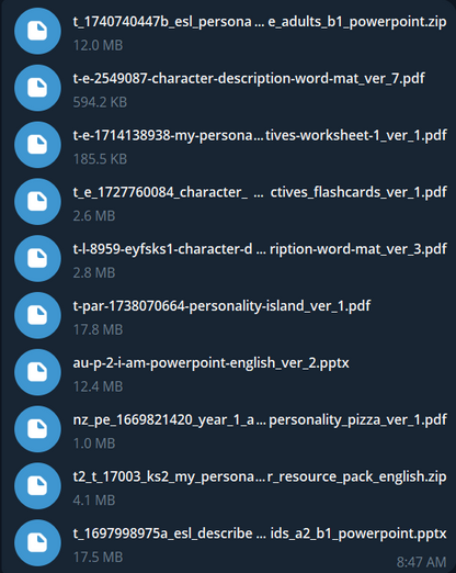 50+ Bundle English Lessons