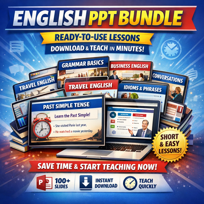 50+ Bundle English Lessons